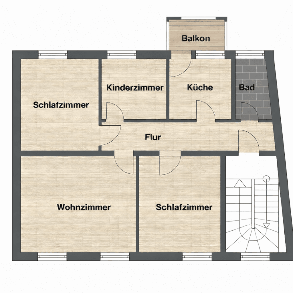 Pronájem bytu 4+1 80 m², Stralsund, Mecklenburg-Vorpommern Pronájem bytu 4+1 80 m², Stralsund, Mecklenburg-Vorpommern