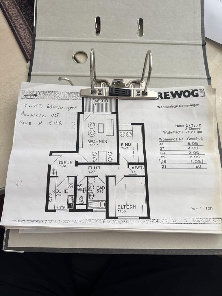 Prodej bytu 3+1 76 m², Brühlstraße 15, Gomaringen, Bádensko-Württembersko Prodej bytu 3+1 76 m², Brühlstraße 15, Gomaringen, Bádensko-Württembersko