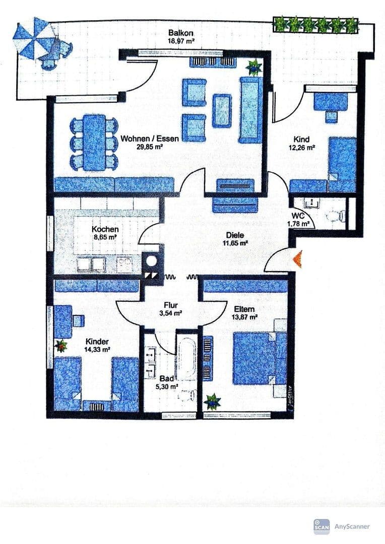 Prodej bytu 4+1 110 m², Freising, Bavorsko Prodej bytu 4+1 110 m², Freising, Bavorsko