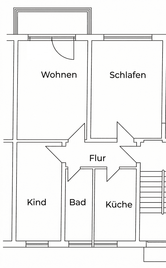Prodej bytu 3+1 57 m², Brandenburg an der Havel, Braniborsko Prodej bytu 3+1 57 m², Brandenburg an der Havel, Braniborsko