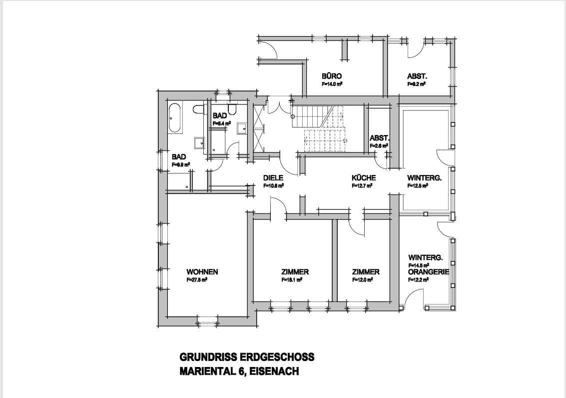 Prodej domu 365 m², pozemek 2.364 m², Mariental 6, Eisenach, Durynsko Prodej domu 365 m², pozemek 2.364 m², Mariental 6, Eisenach, Durynsko