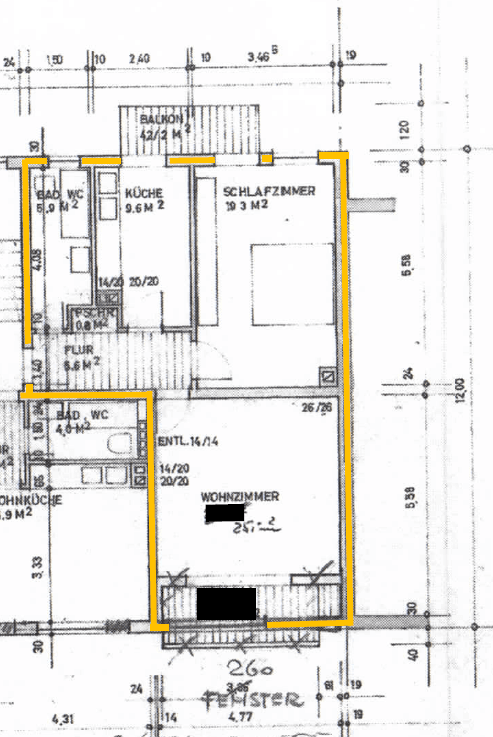 Pronájem bytu 2+1 67 m², Mannheim, Bádensko-Württembersko Pronájem bytu 2+1 67 m², Mannheim, Bádensko-Württembersko
