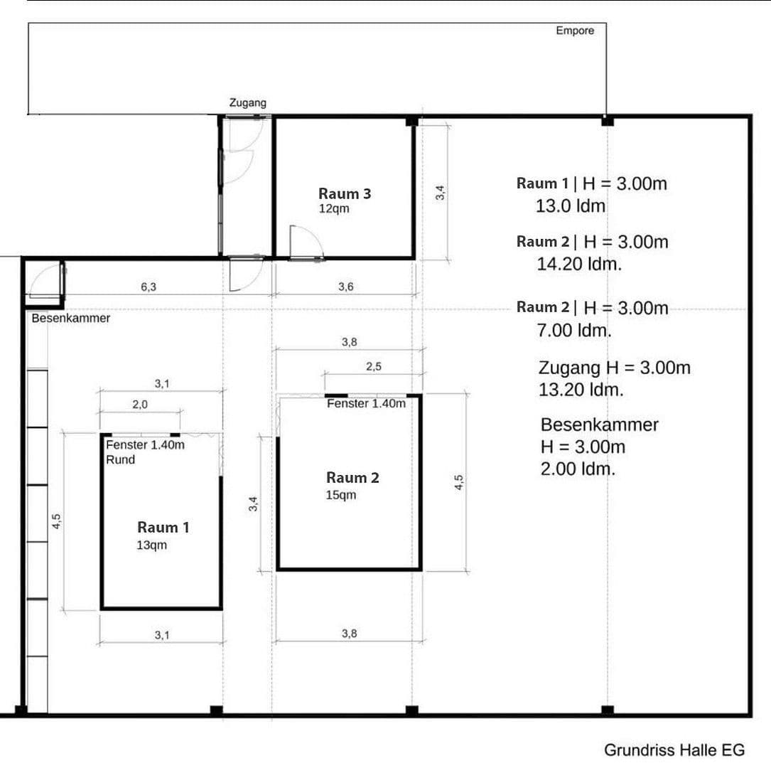 Pronájem nebytového prostoru 227 m², Hörder Strasse 288, Witten, Severní Porýní-Vestfálsko Pronájem nebytového prostoru 227 m², Hörder Strasse 288, Witten, Severní Porýní-Vestfálsko