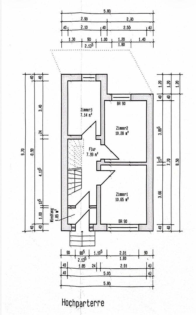 Prodej domu 110 m², pozemek 103 m², Osterfeuerbergstr. 24, Bremen, Bremen Prodej domu 110 m², pozemek 103 m², Osterfeuerbergstr. 24, Bremen, Bremen