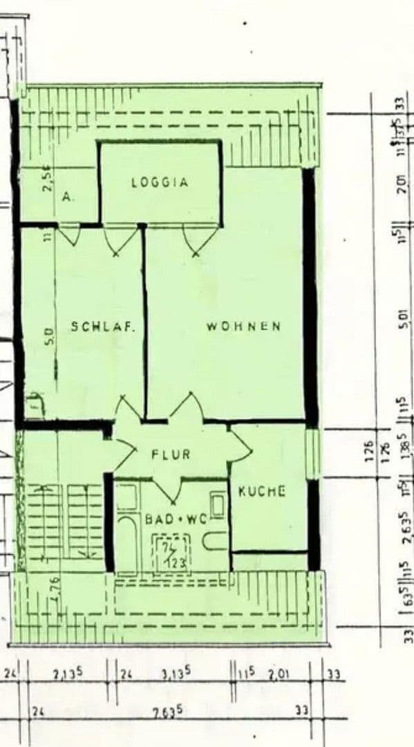 Pronájem bytu 2+1 58 m², Bielefeld, Severní Porýní-Vestfálsko Pronájem bytu 2+1 58 m², Bielefeld, Severní Porýní-Vestfálsko