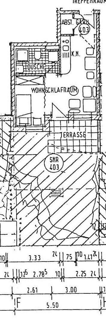 Prodej bytu 1+1 31 m², Hachbergstr. 7c, Müllheim im Markgräflerland, Bádensko-Württembersko Prodej bytu 1+1 31 m², Hachbergstr. 7c, Müllheim im Markgräflerland, Bádensko-Württembersko