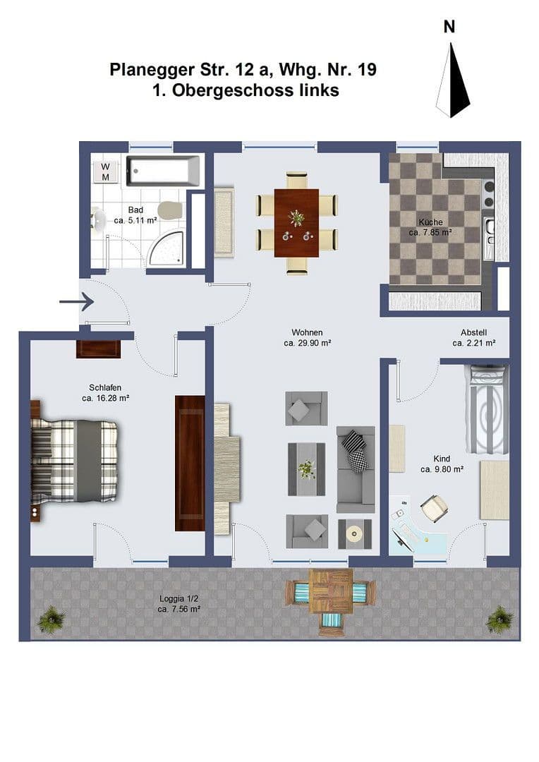 Prodej bytu 3+1 82 m², Planegger Straße 12 A, München, Bavorsko Prodej bytu 3+1 82 m², Planegger Straße 12 A, München, Bavorsko