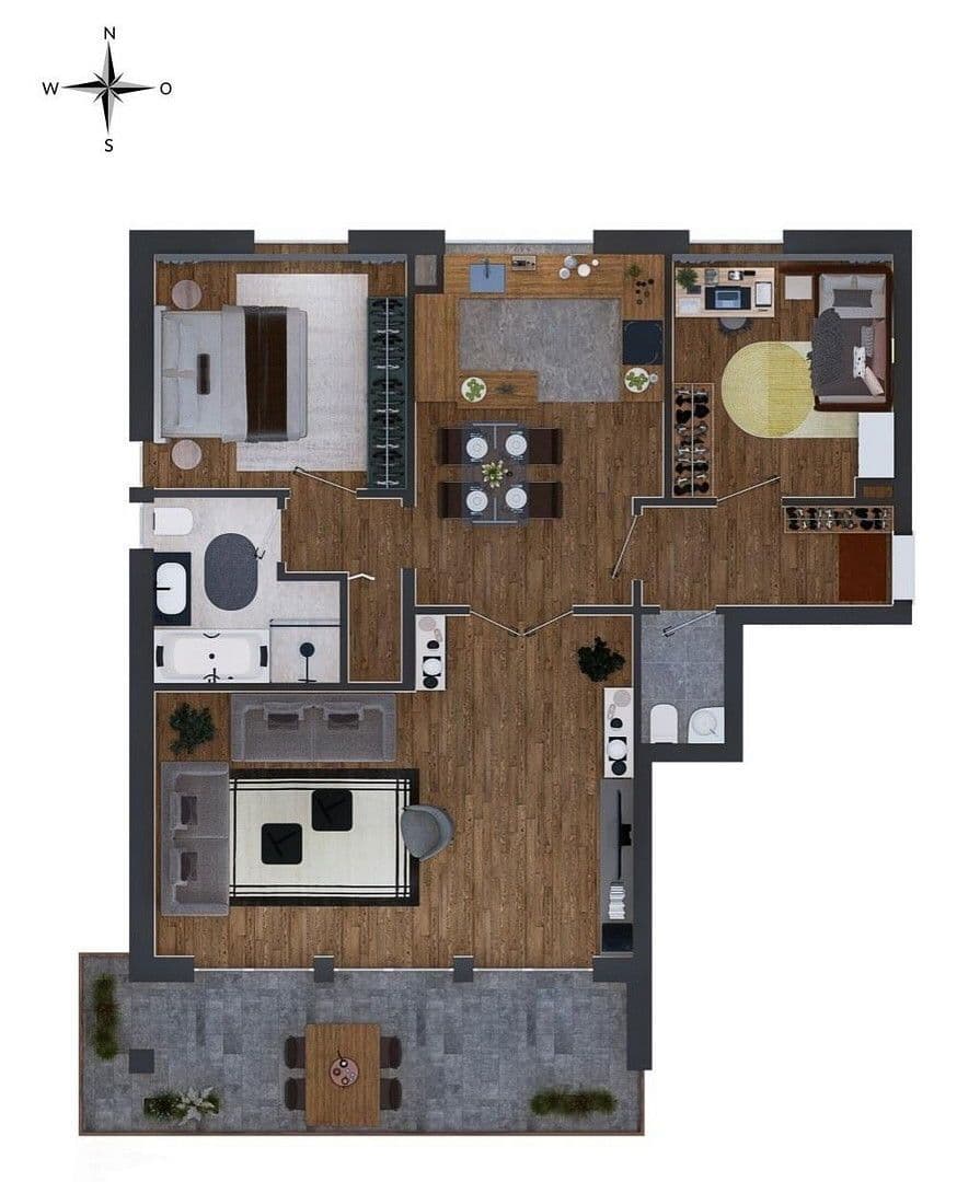 Prodej bytu 3+1 92 m², Erika-Cremer-Straße 15, München, Bavorsko Prodej bytu 3+1 92 m², Erika-Cremer-Straße 15, München, Bavorsko