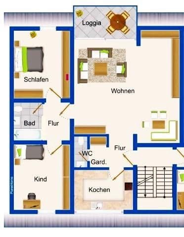 Pronájem bytu 3+1 105 m², Hugenottenallee 95-97, Neu-Isenburg, Hessen Pronájem bytu 3+1 105 m², Hugenottenallee 95-97, Neu-Isenburg, Hessen