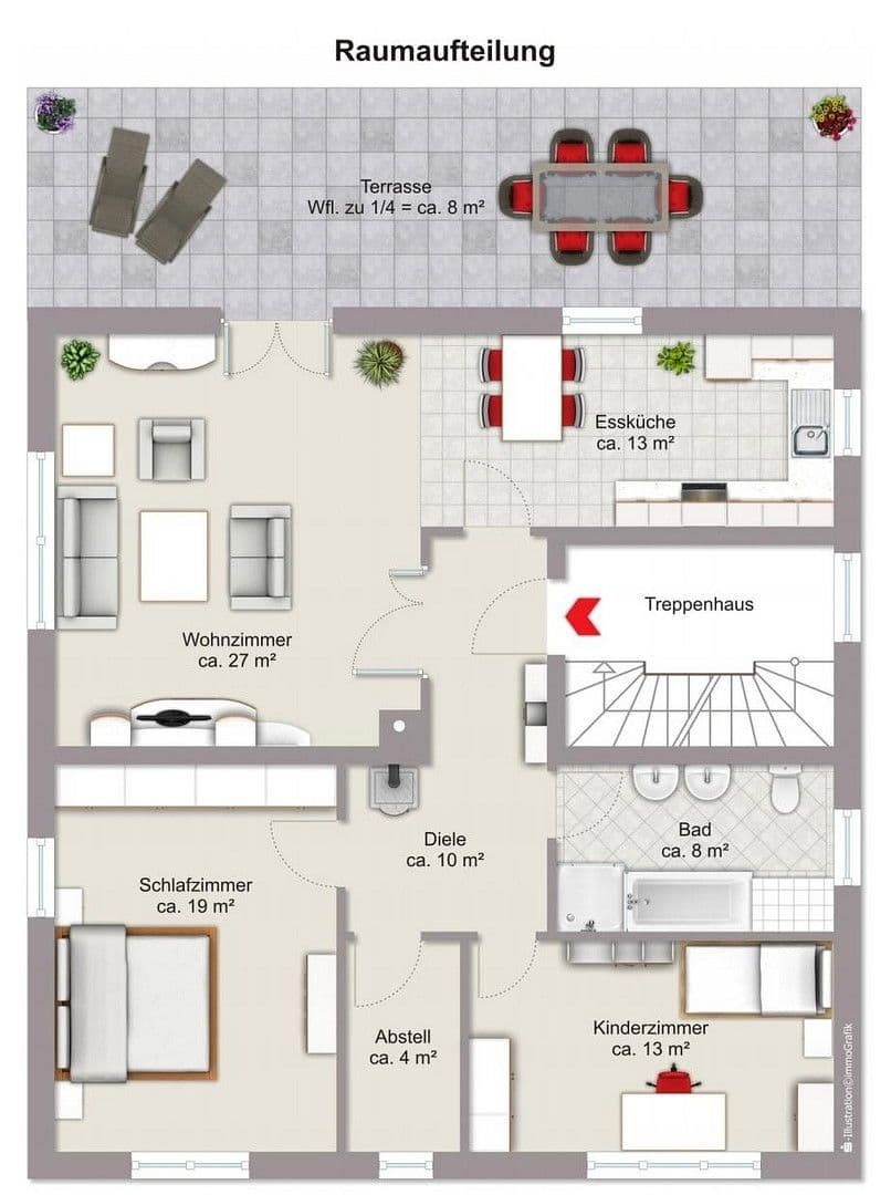 Pronájem bytu 3+kk 103 m², Tiefenthaler Str. 9b, Hettenleidelheim, Porýní-Falc Pronájem bytu 3+kk 103 m², Tiefenthaler Str. 9b, Hettenleidelheim, Porýní-Falc