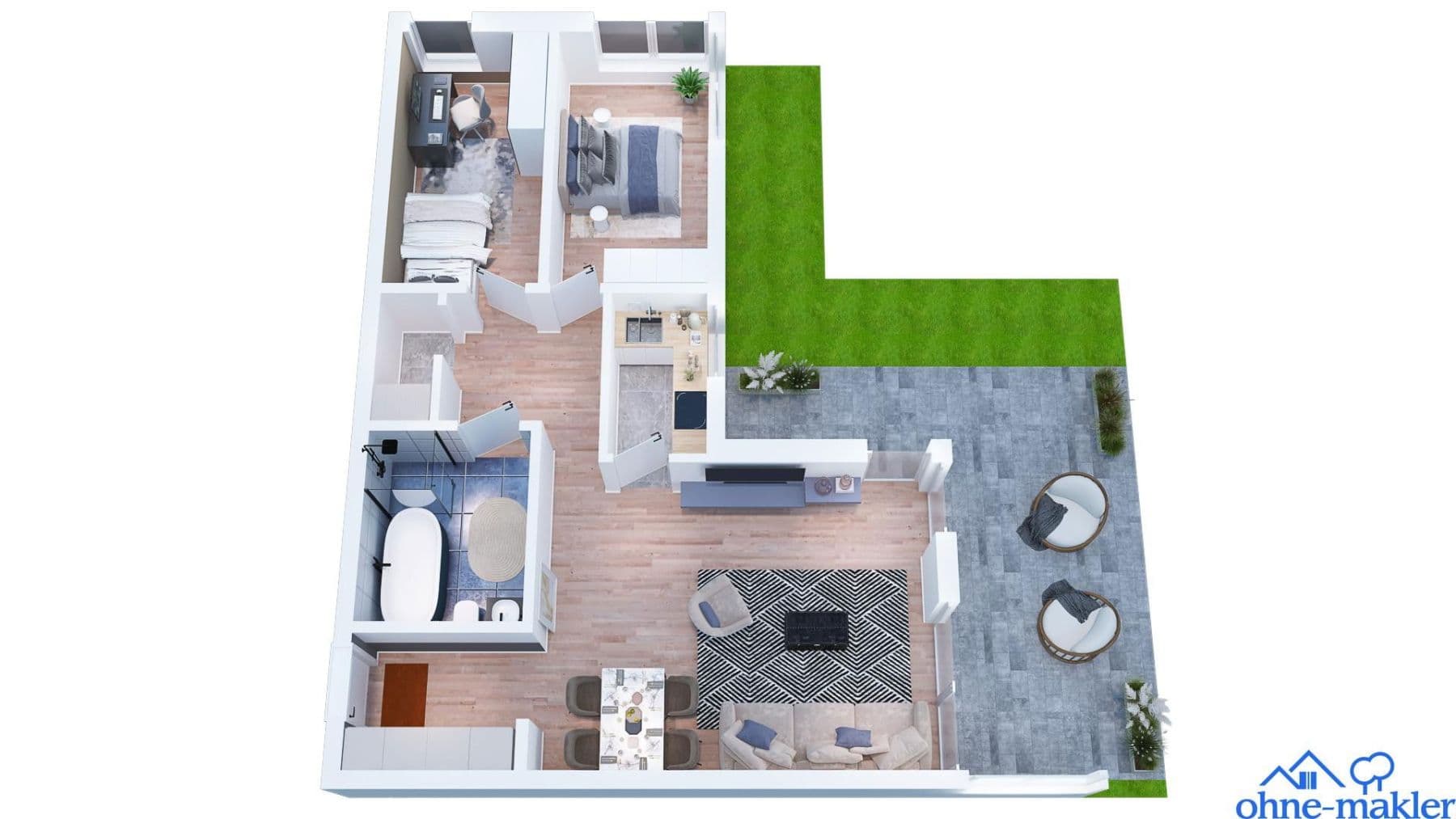 Prodej bytu 3+1 91 m², Angerweg 12, Gauting, Bavorsko Prodej bytu 3+1 91 m², Angerweg 12, Gauting, Bavorsko