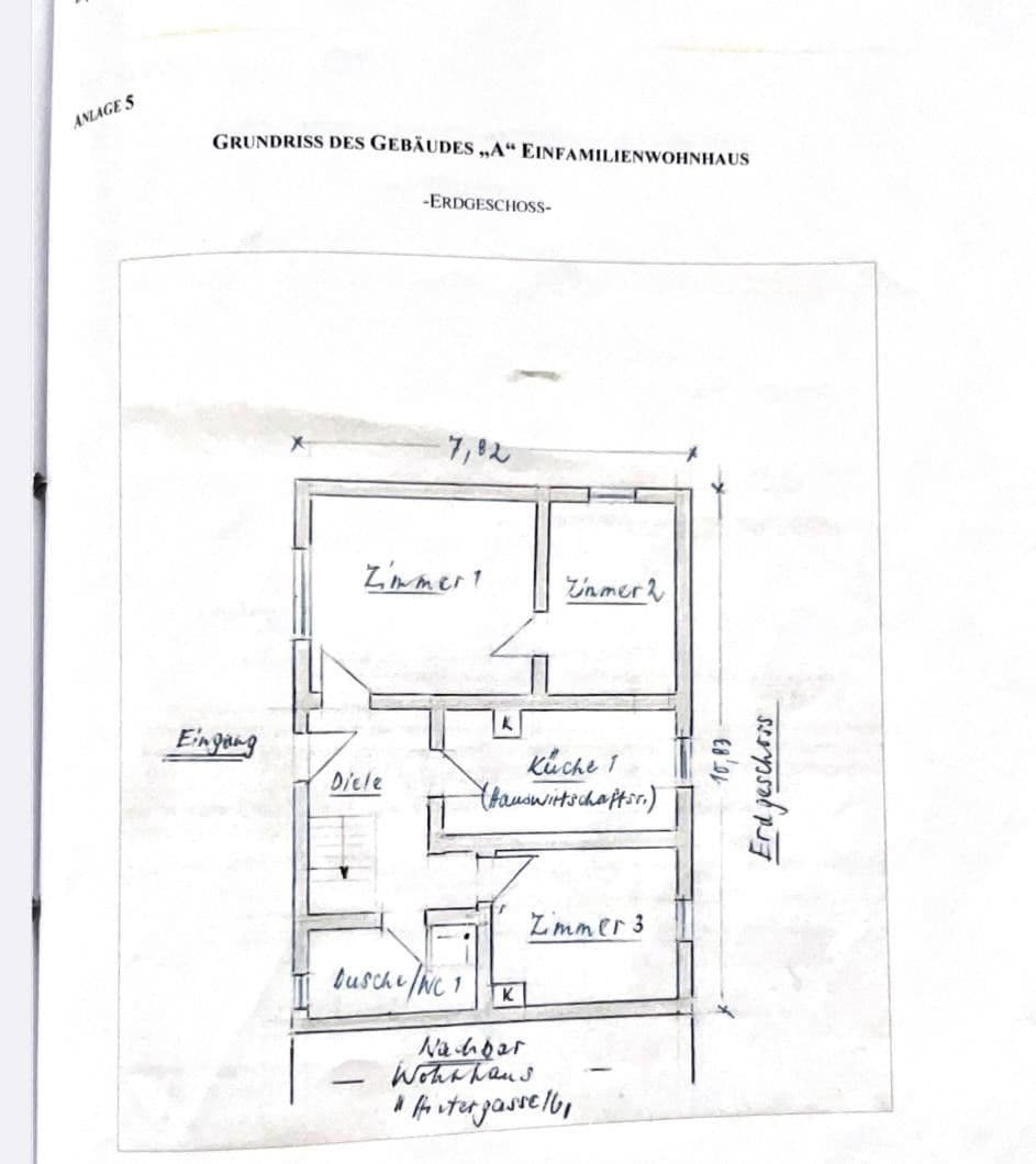 Prodej domu 204 m², pozemek 454 m², Hintergasse , 16, Hanau, Hessen Prodej domu 204 m², pozemek 454 m², Hintergasse , 16, Hanau, Hessen