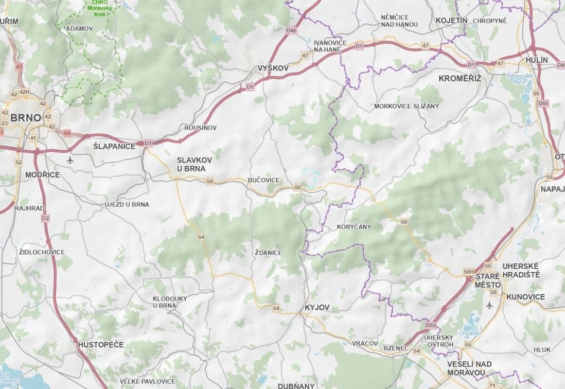 Prodej pozemku 43.527 m², Dobročkovice, Jihomoravský kraj Prodej pozemku 43.527 m², Dobročkovice, Jihomoravský kraj