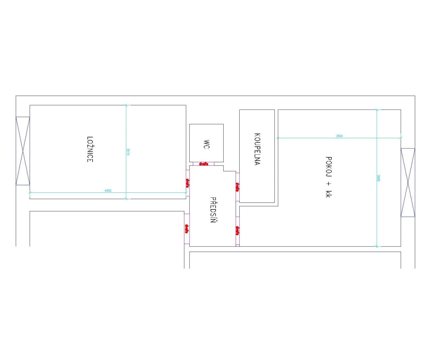 Pronájem bytu 2+kk 44 m², Pastrnkova, Brno, Jihomoravský kraj Pronájem bytu 2+kk 44 m², Pastrnkova, Brno, Jihomoravský kraj