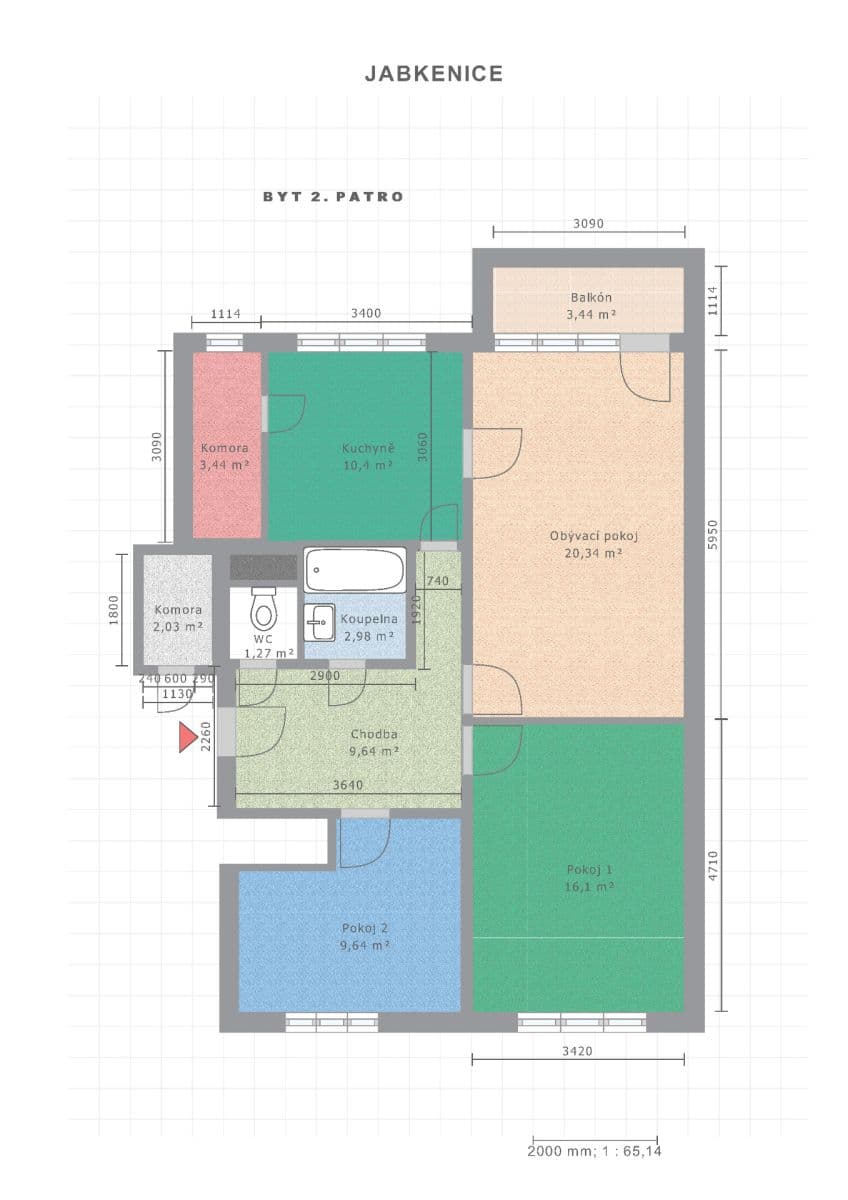 Prodej bytu 3+1 90 m², Jabkenice, Středočeský kraj Prodej bytu 3+1 90 m², Jabkenice, Středočeský kraj