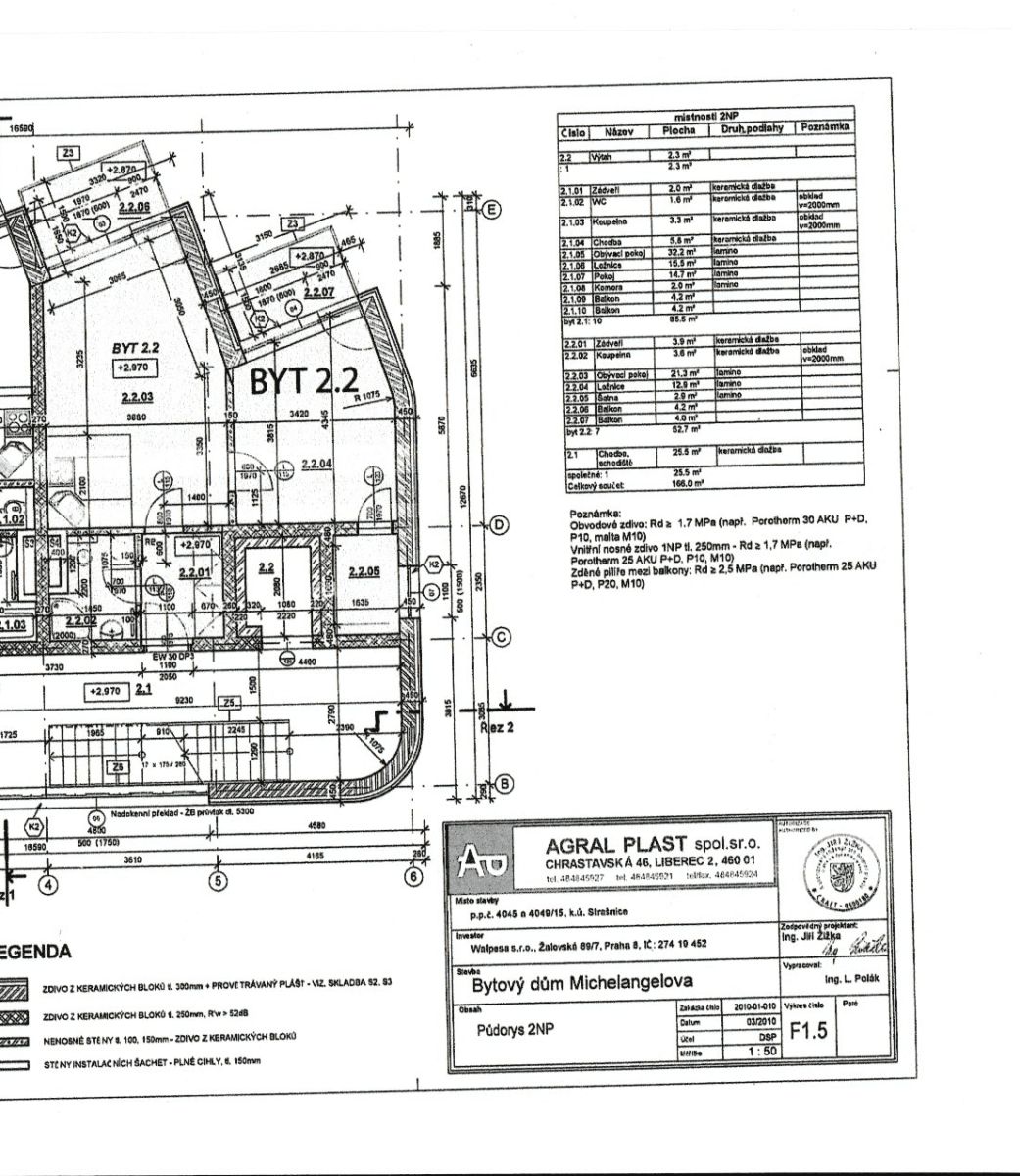 Pronájem bytu 2+kk 53 m², Michelangelova, Praha, Praha Pronájem bytu 2+kk 53 m², Michelangelova, Praha, Praha