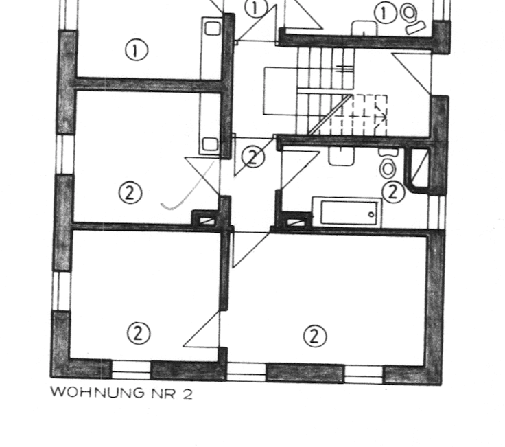 Pronájem bytu 2+1 50 m², Malerwinkel 2, Augsburg, Bavorsko Pronájem bytu 2+1 50 m², Malerwinkel 2, Augsburg, Bavorsko