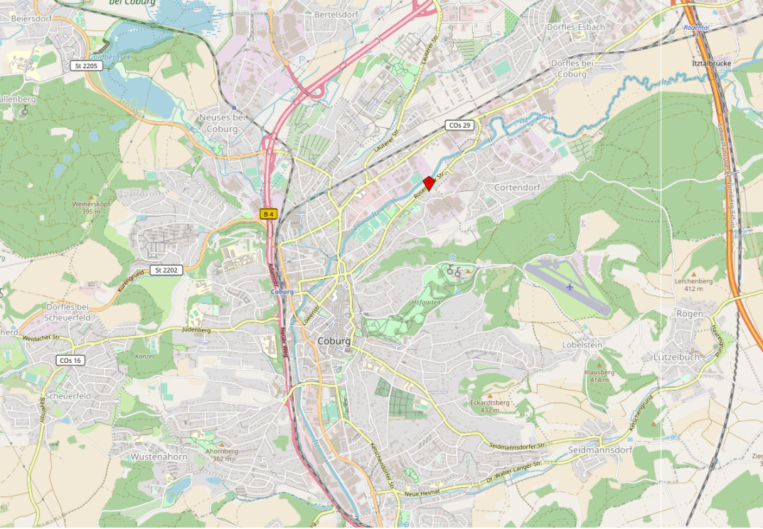 Pronájem bytu 4+1 85 m², Rosenauerstraße 46, Coburg, Bavorsko Pronájem bytu 4+1 85 m², Rosenauerstraße 46, Coburg, Bavorsko