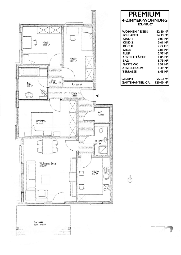 Prodej bytu 4+1 96 m², Fürth, Bavorsko Prodej bytu 4+1 96 m², Fürth, Bavorsko