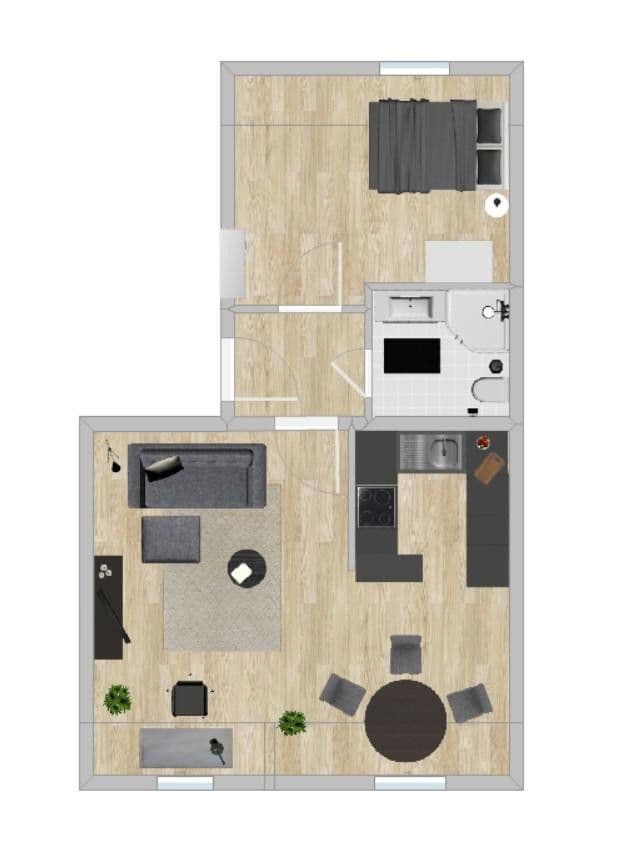 Pronájem bytu 2+1 52 m², Kapellenstr. 43, Cáchy, Severní Porýní-Vestfálsko Pronájem bytu 2+1 52 m², Kapellenstr. 43, Cáchy, Severní Porýní-Vestfálsko