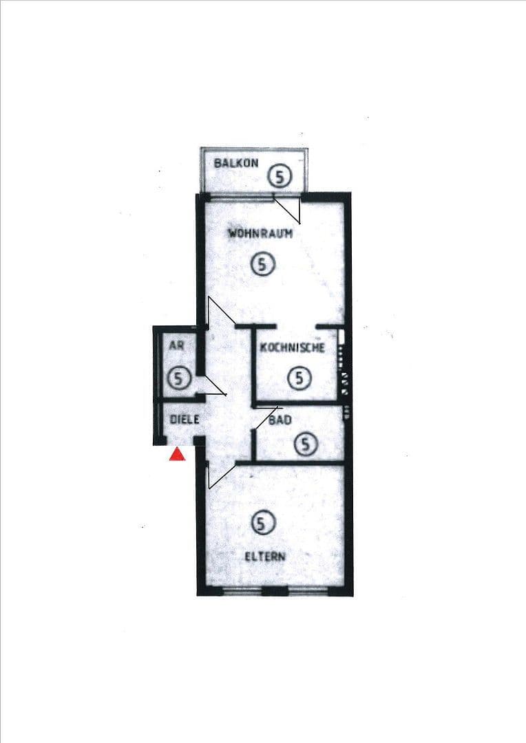 Pronájem bytu 2+1 55 m², Von-der-Mark-Straße 31, Duisburg, Severní Porýní-Vestfálsko Pronájem bytu 2+1 55 m², Von-der-Mark-Straße 31, Duisburg, Severní Porýní-Vestfálsko