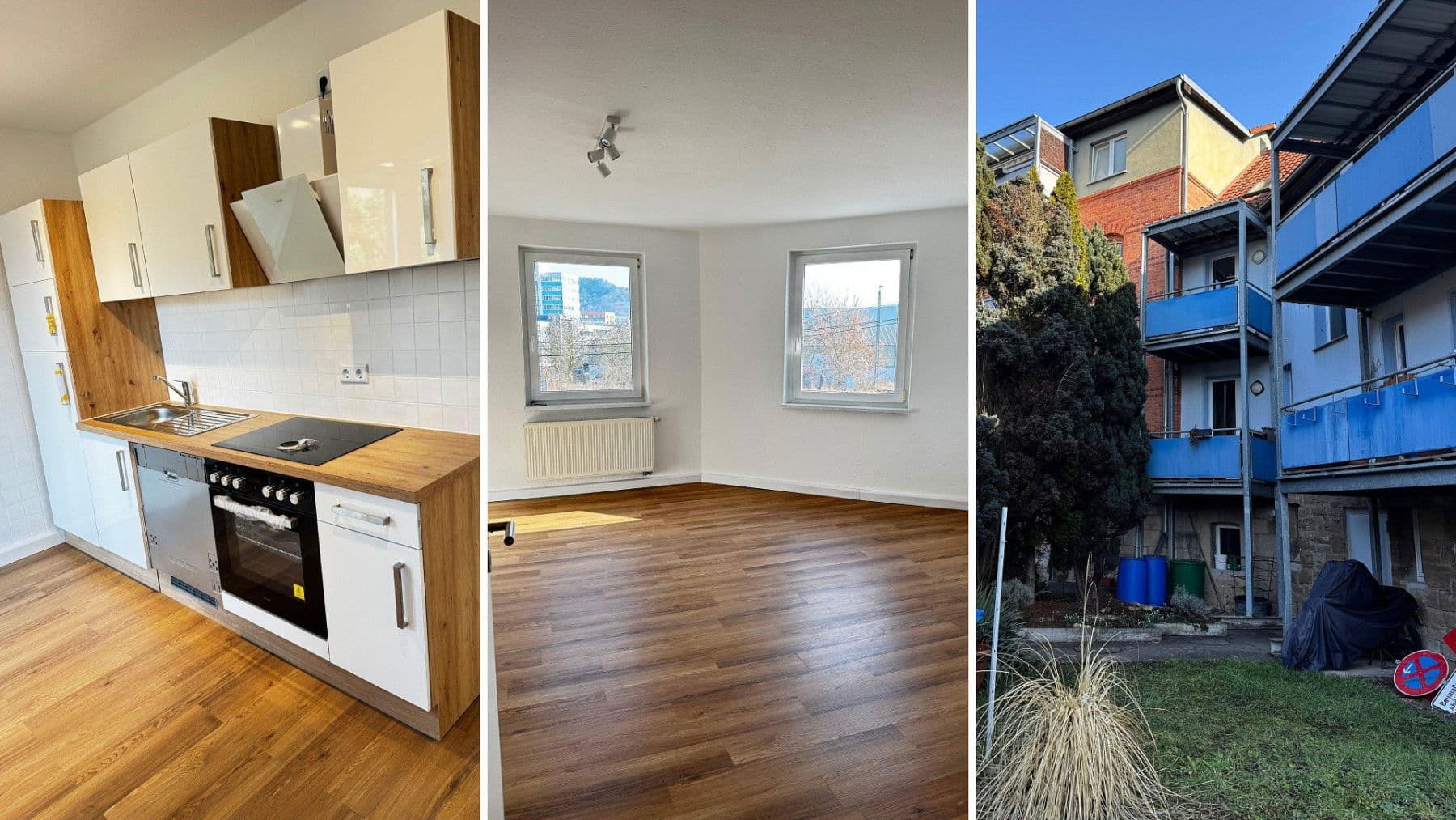 Pronájem bytu 2+kk 58 m², Prüssingstraße 17, Jena, Durynsko Pronájem bytu 2+kk 58 m², Prüssingstraße 17, Jena, Durynsko