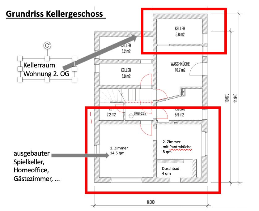 Pronájem bytu 3+1 66 m², Gringsstraße 23, Bonn, Severní Porýní-Vestfálsko Pronájem bytu 3+1 66 m², Gringsstraße 23, Bonn, Severní Porýní-Vestfálsko