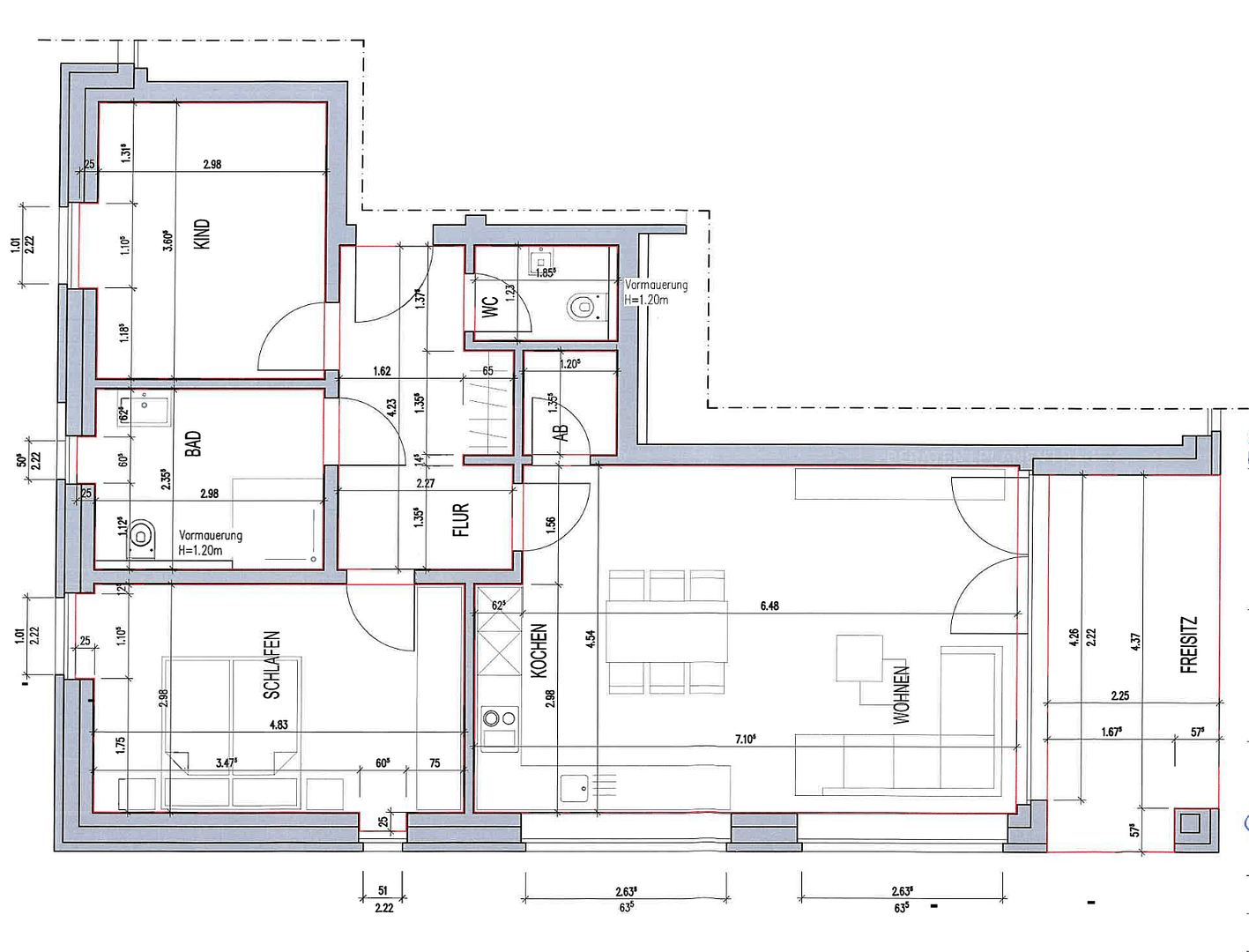 Pronájem bytu 3+1 83 m², Am Triftbaum 12, Rheda-Wiedenbrück, Severní Porýní-Vestfálsko Pronájem bytu 3+1 83 m², Am Triftbaum 12, Rheda-Wiedenbrück, Severní Porýní-Vestfálsko
