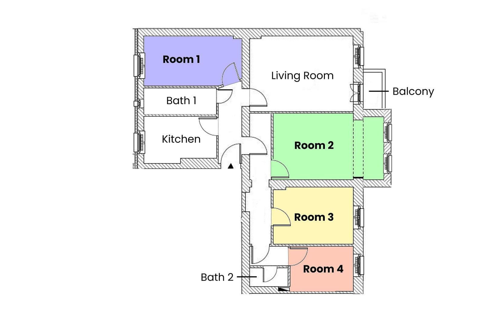 Pronájem bytu 107 m², Simon-Dach-Straße 13, Berlin, Berlín Pronájem bytu 107 m², Simon-Dach-Straße 13, Berlin, Berlín