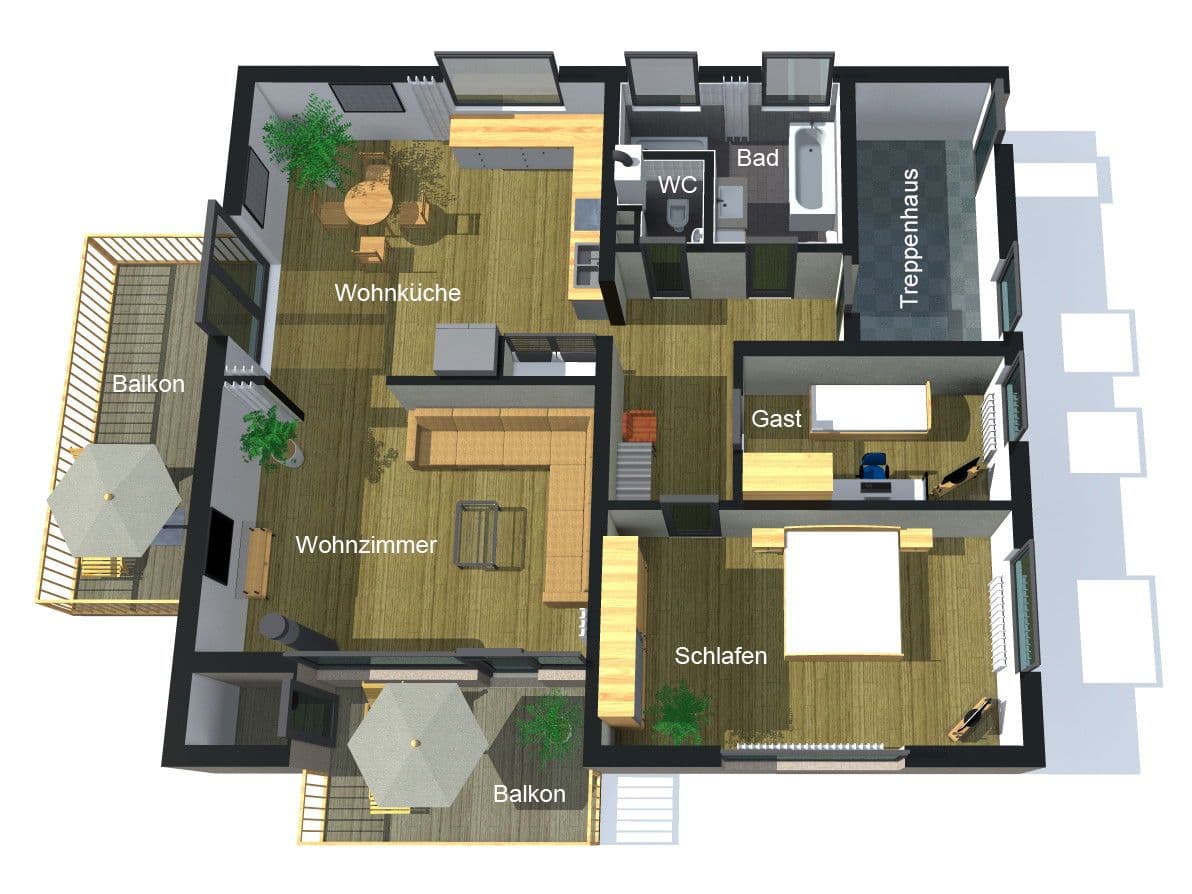 Pronájem bytu 3+1 115 m², Sonnenweg 16, Bad Harzburg, Dolní Sasko Pronájem bytu 3+1 115 m², Sonnenweg 16, Bad Harzburg, Dolní Sasko