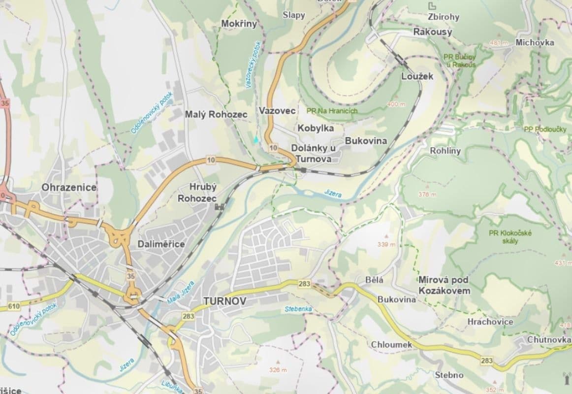 Prodej pozemku 1.735 m², Turnov, Liberecký kraj Prodej pozemku 1.735 m², Turnov, Liberecký kraj
