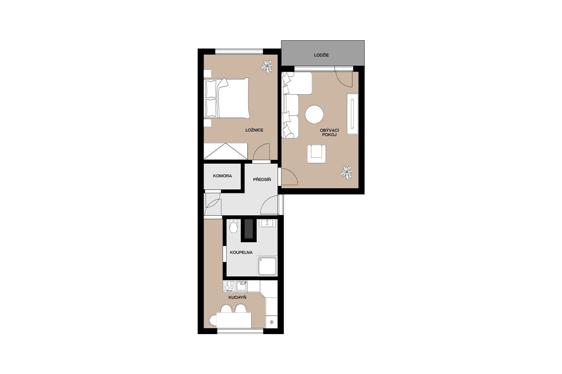 Prodej bytu 2+1 57 m², Cihlářská, Liberec, Liberecký kraj Prodej bytu 2+1 57 m², Cihlářská, Liberec, Liberecký kraj