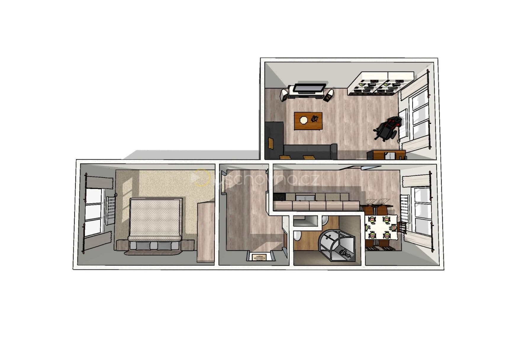 Prodej bytu 2+kk 61 m², Jeronýmova, Jablonec nad Nisou, Liberecký kraj Prodej bytu 2+kk 61 m², Jeronýmova, Jablonec nad Nisou, Liberecký kraj