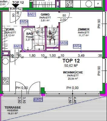 Pronájem bytu 2+1 51 m², Heiligenstädter Straße 395a, Wien, Wien Pronájem bytu 2+1 51 m², Heiligenstädter Straße 395a, Wien, Wien