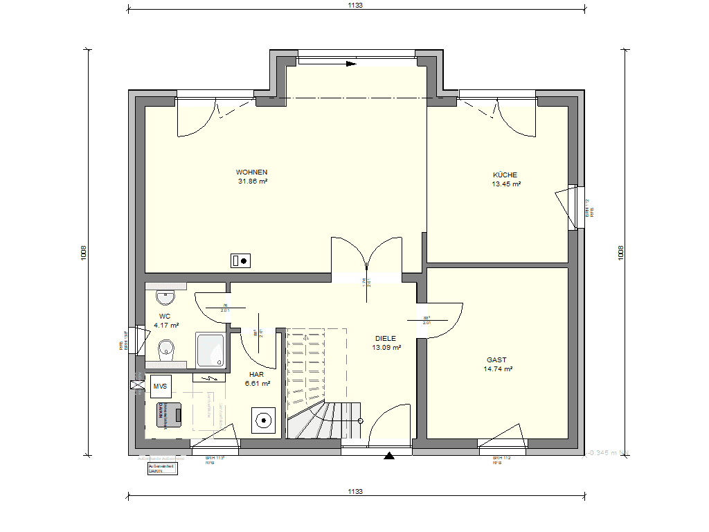 Prodej domu 151 m², pozemek 920 m², Ponnsdorfer Weg 4 A, Sonnewalde, Braniborsko Prodej domu 151 m², pozemek 920 m², Ponnsdorfer Weg 4 A, Sonnewalde, Braniborsko