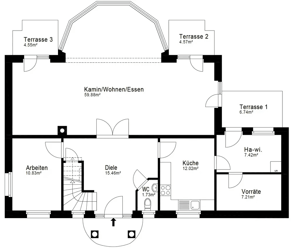 Pronájem domu 198 m², pozemek 1.068 m², Hamburg, Hamburg Pronájem domu 198 m², pozemek 1.068 m², Hamburg, Hamburg