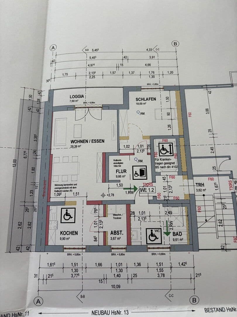 Pronájem bytu 2+1 85 m², Kaiserslautern, Porýní-Falc Pronájem bytu 2+1 85 m², Kaiserslautern, Porýní-Falc