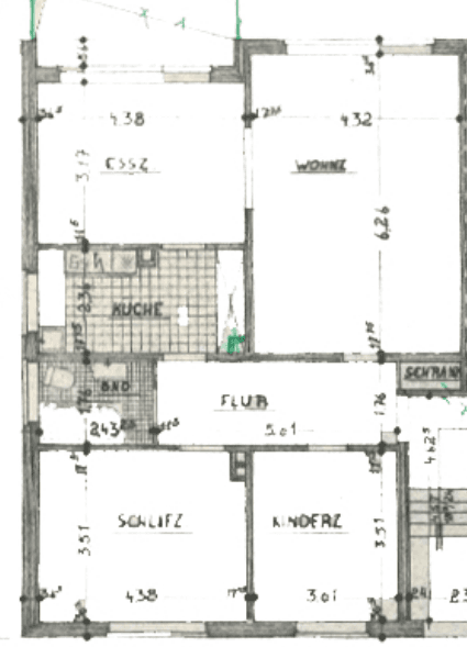 Pronájem bytu 3+1 93 m², Bodelschwinghstr. 40, Münster, Severní Porýní-Vestfálsko Pronájem bytu 3+1 93 m², Bodelschwinghstr. 40, Münster, Severní Porýní-Vestfálsko