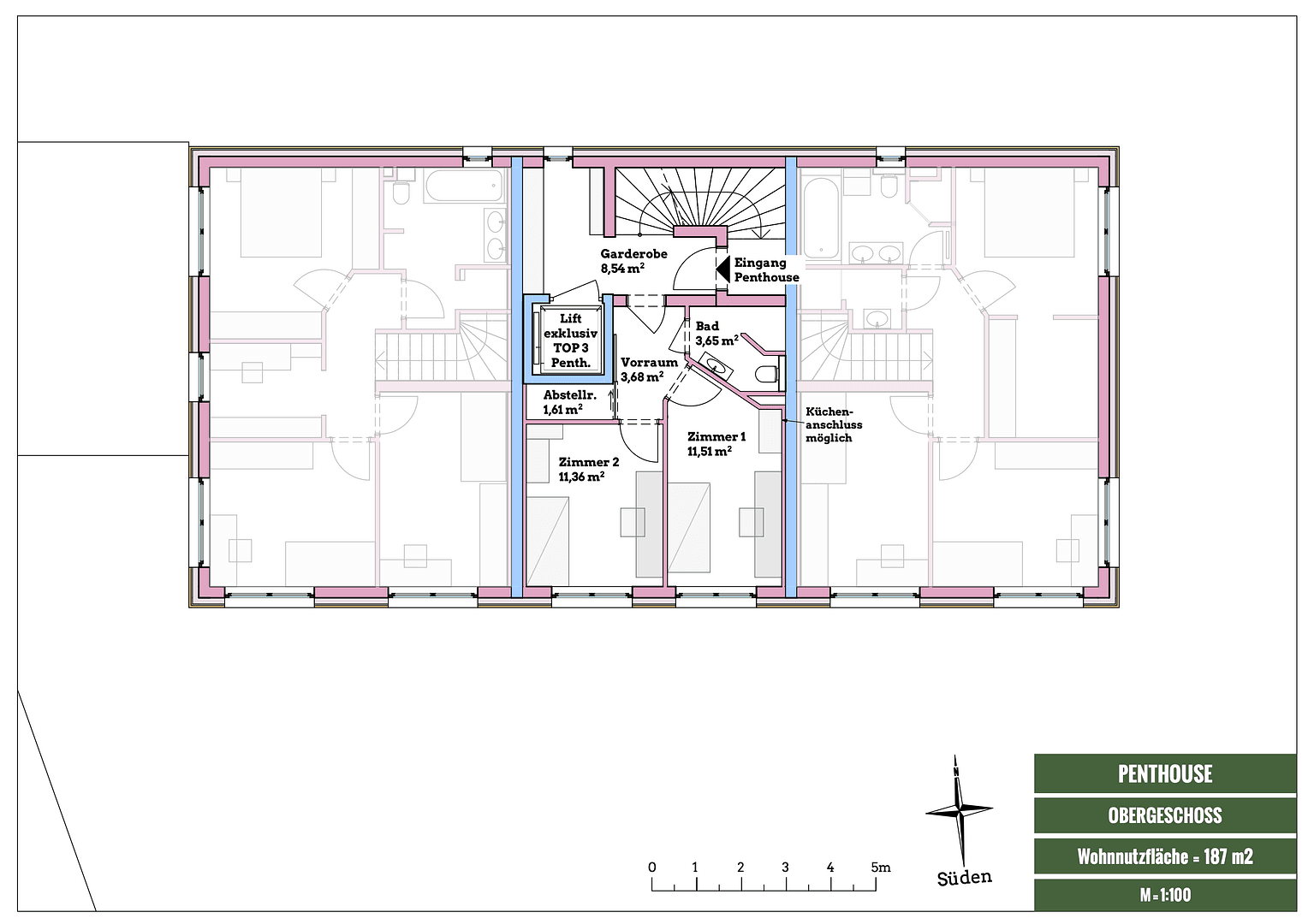 Prodej bytu 5+1 187 m², Draxlerstraße, Hallwang, Esch, Salcbursko Prodej bytu 5+1 187 m², Draxlerstraße, Hallwang, Esch, Salcbursko