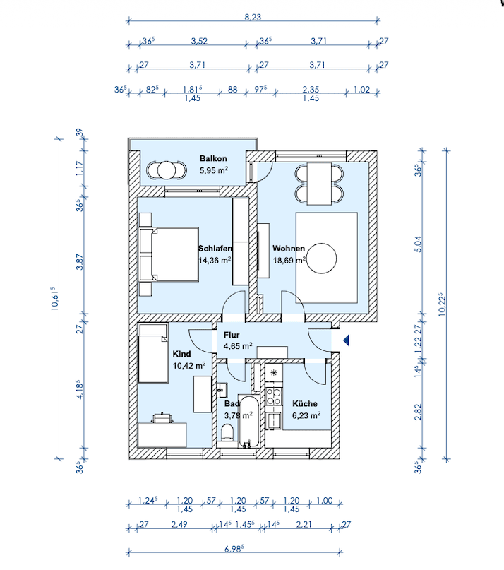 Pronájem bytu 3+kk 65 m², Coesfelder Str. 20, Dülmen, Severní Porýní-Vestfálsko Pronájem bytu 3+kk 65 m², Coesfelder Str. 20, Dülmen, Severní Porýní-Vestfálsko