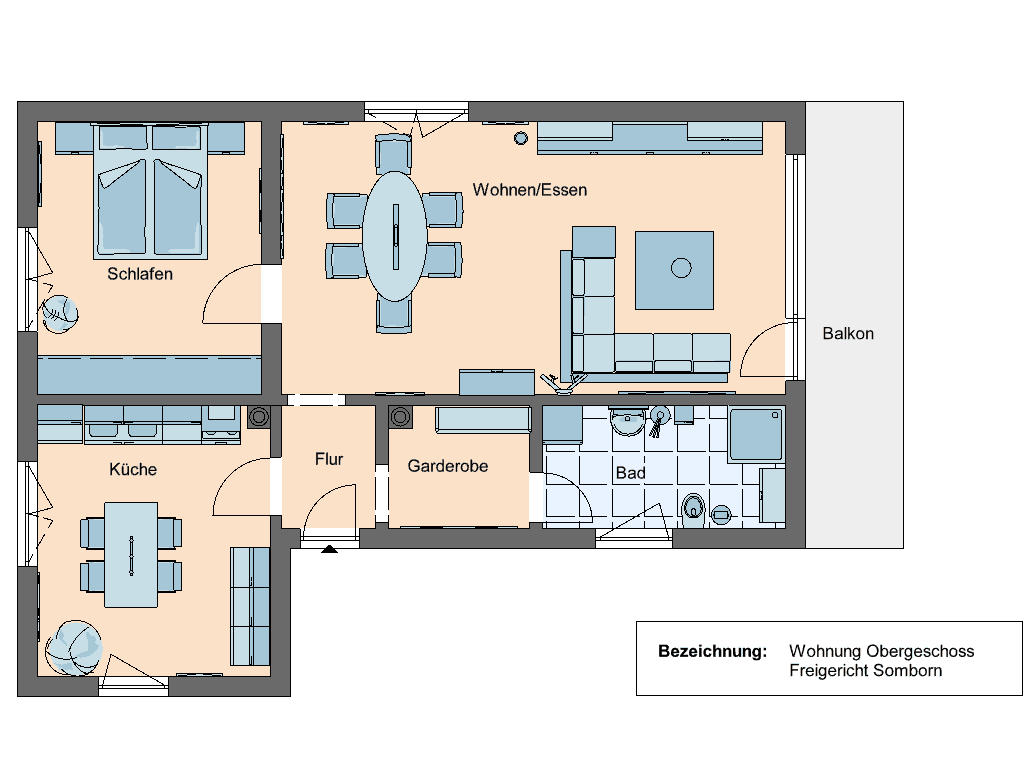 Pronájem bytu 2+1 80 m², Spessartring 2, Freigericht, Hessen Pronájem bytu 2+1 80 m², Spessartring 2, Freigericht, Hessen