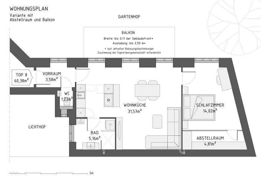 Prodej bytu 2+1 61 m², Wien, Wien Prodej bytu 2+1 61 m², Wien, Wien