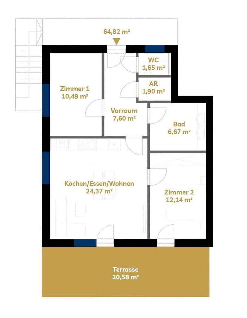 Prodej bytu 3+1 65 m², Judendorf-Straßengel, Štýrsko Prodej bytu 3+1 65 m², Judendorf-Straßengel, Štýrsko