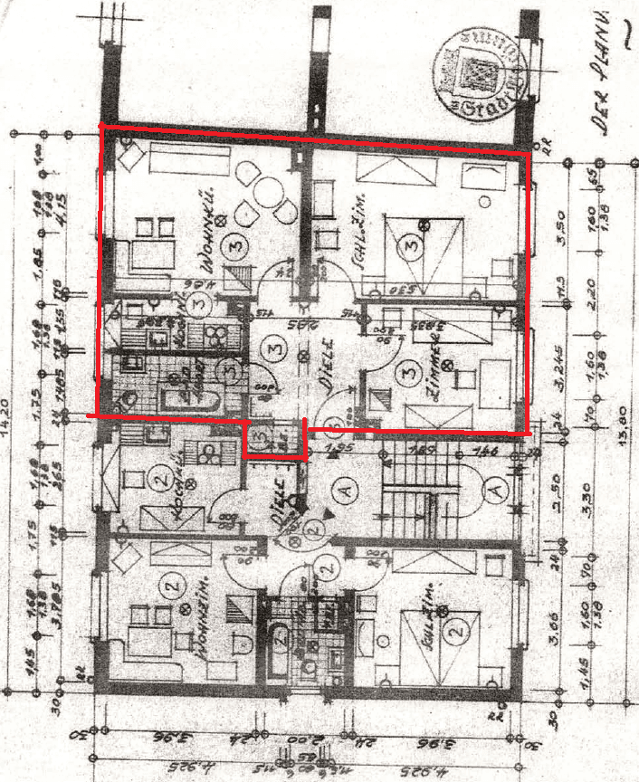 Pronájem bytu 3+1 70 m², Oberstraße 149, Bochum, Severní Porýní-Vestfálsko Pronájem bytu 3+1 70 m², Oberstraße 149, Bochum, Severní Porýní-Vestfálsko