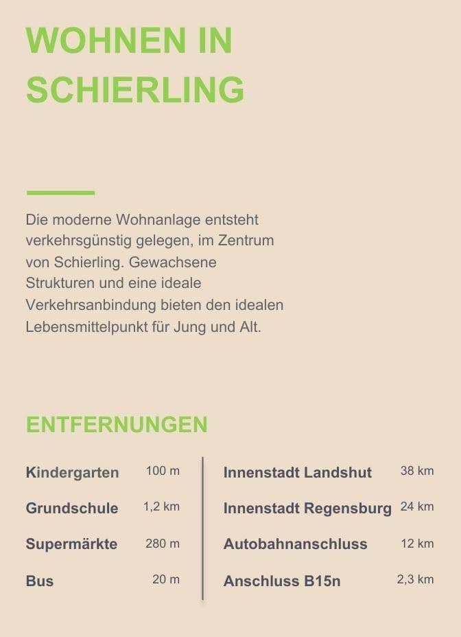Pronájem bytu 2+1 62 m², Buchhausener Str. 9, Schierling, Bavorsko Pronájem bytu 2+1 62 m², Buchhausener Str. 9, Schierling, Bavorsko
