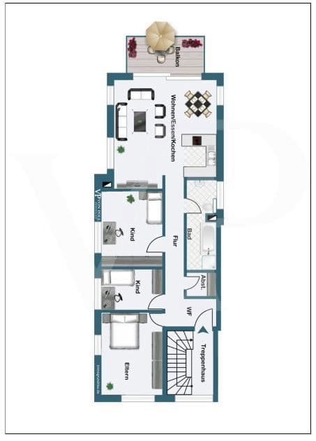Pronájem bytu 4+1 90 m², Heilbronn / Biberach, Bádensko-Württembersko Pronájem bytu 4+1 90 m², Heilbronn / Biberach, Bádensko-Württembersko