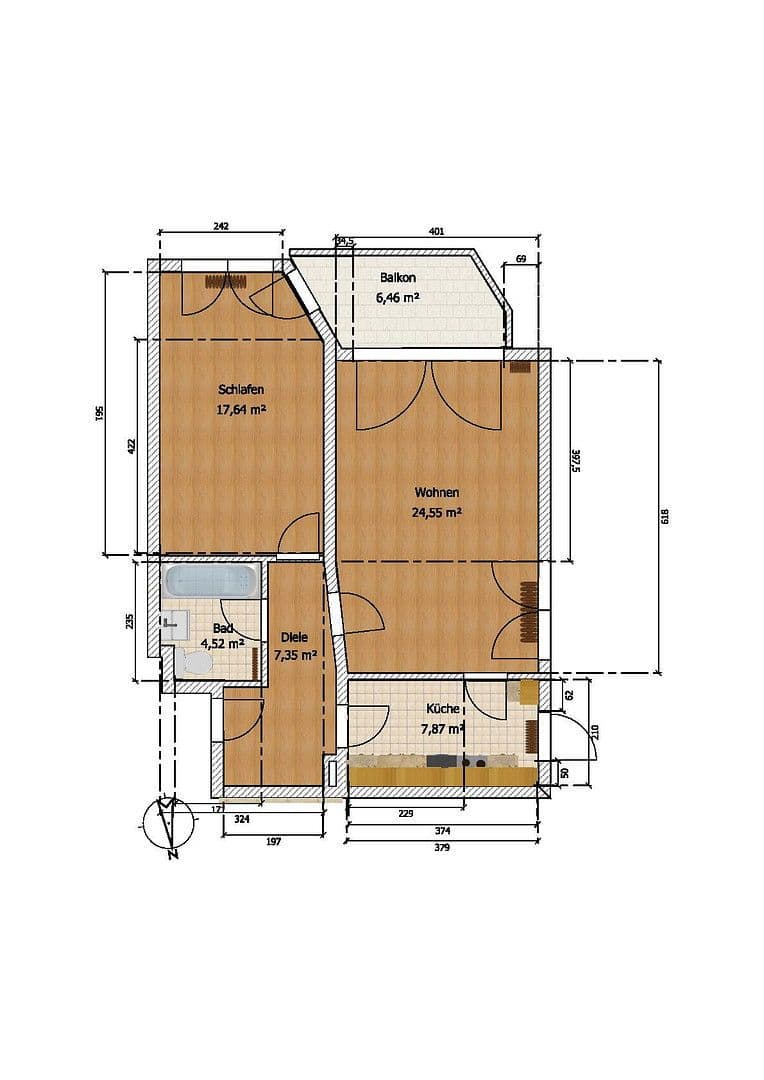 Pronájem bytu 2+1 64 m², Pecher Hauptstr. 76, Wachtberg, Severní Porýní-Vestfálsko Pronájem bytu 2+1 64 m², Pecher Hauptstr. 76, Wachtberg, Severní Porýní-Vestfálsko