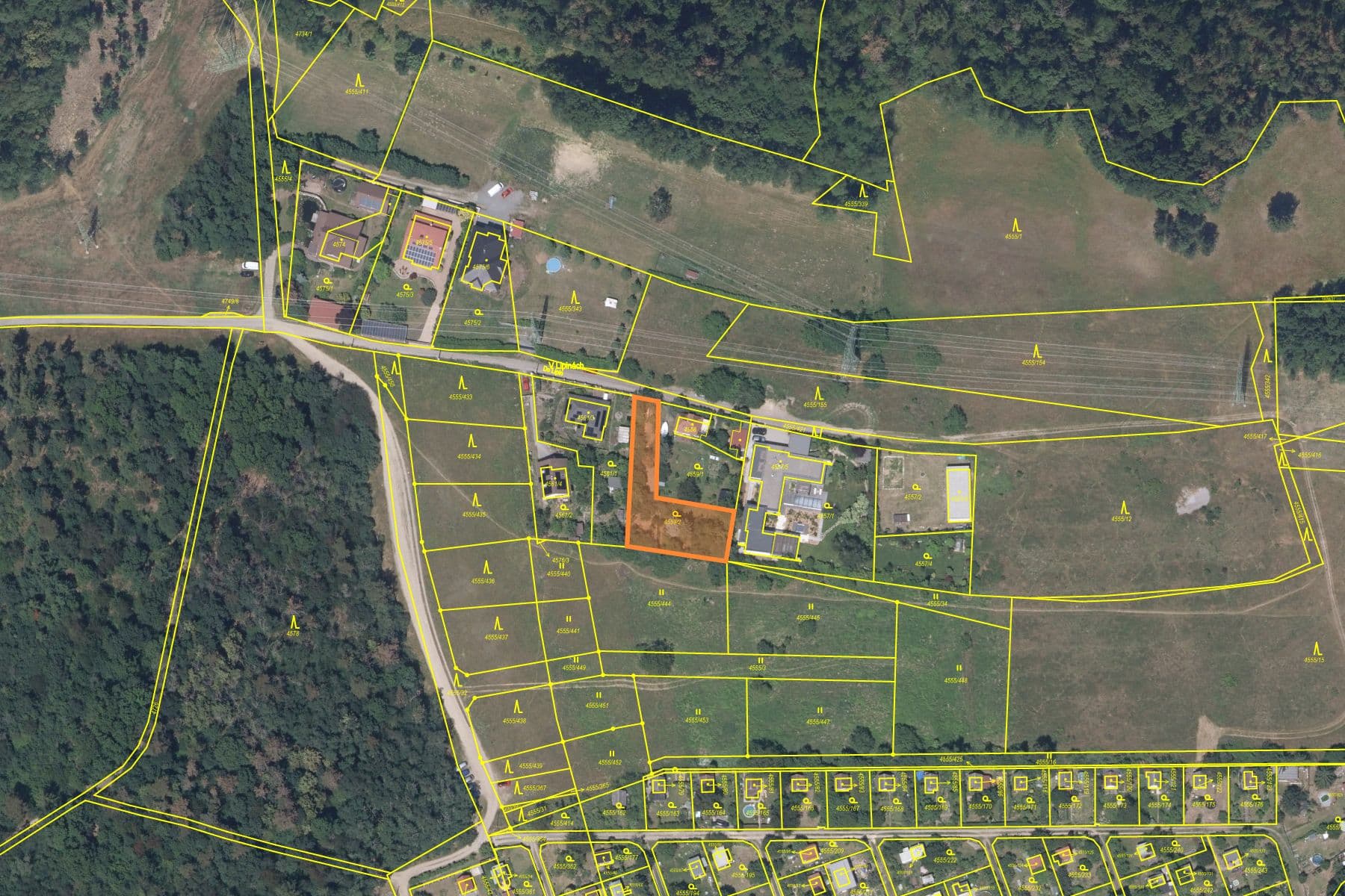 Prodej pozemku 890 m², Do Lipin, Praha, Praha Prodej pozemku 890 m², Do Lipin, Praha, Praha