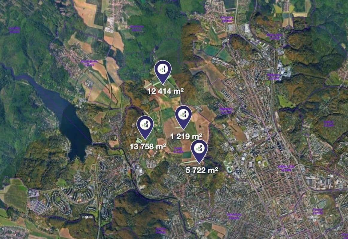 Prodej pozemku 25.474 m², Brno, Jihomoravský kraj Prodej pozemku 25.474 m², Brno, Jihomoravský kraj