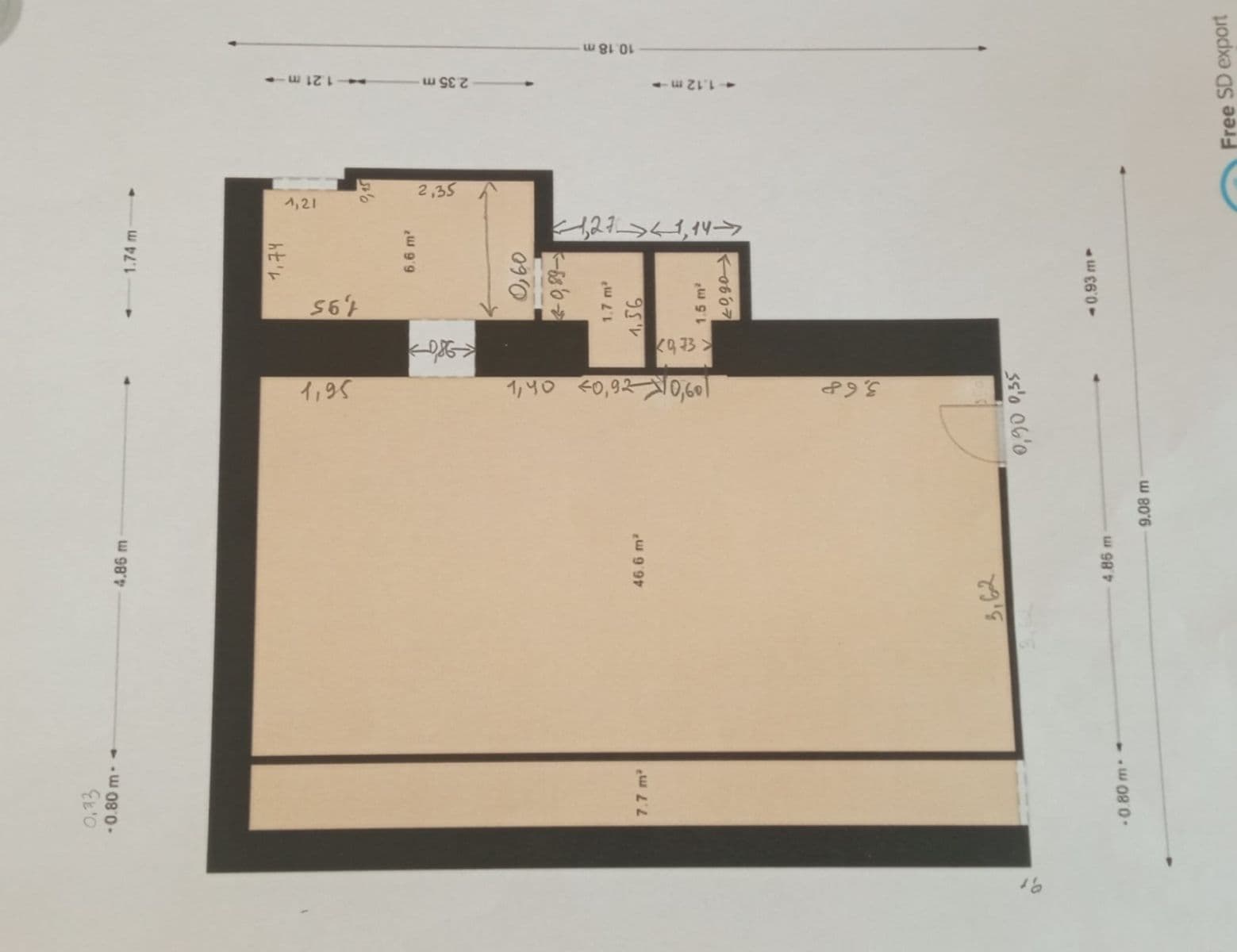 Prodej nebytového prostoru 55 m², Sekaninova, Praha, Praha Prodej nebytového prostoru 55 m², Sekaninova, Praha, Praha